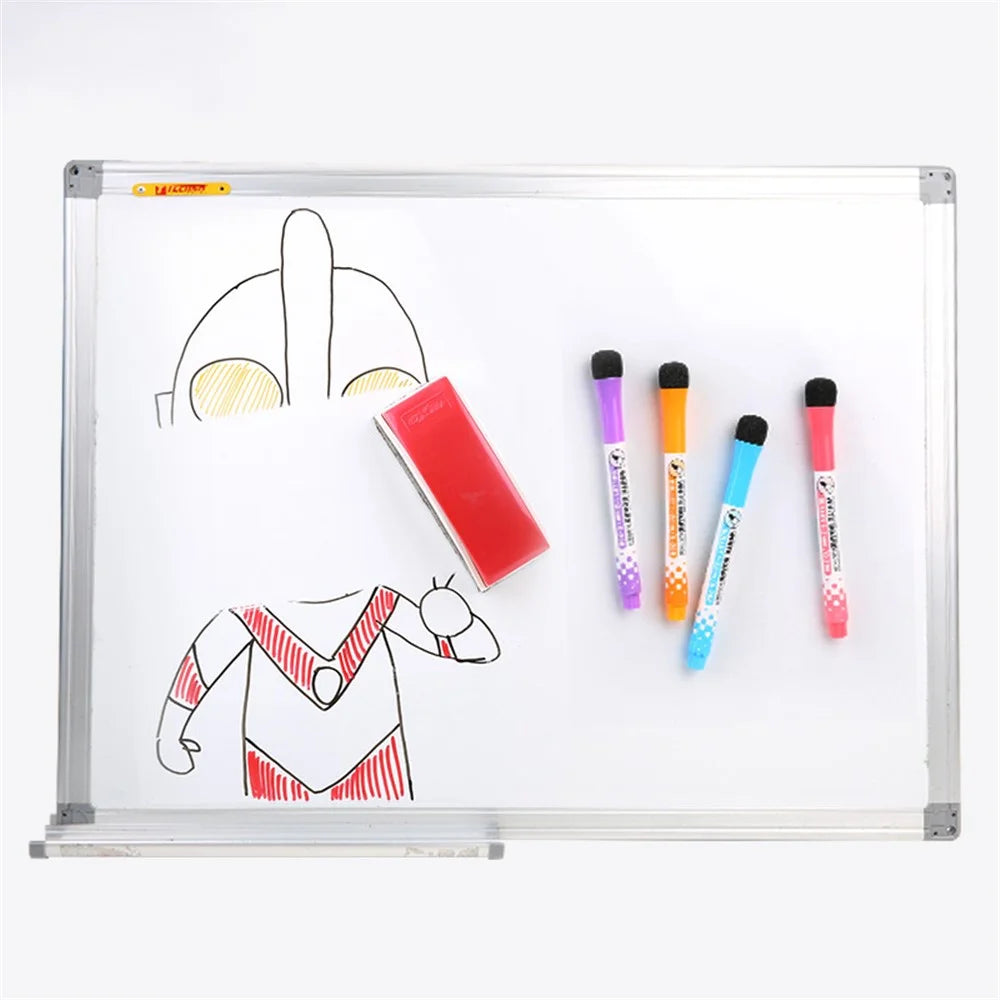 GXIN G-208 12Pcs / Set Dry Erase Markers Whiteboard Markers Ultra Fine Tip Markers for School Office Home - Black - 2