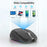 FMOUSE M303 Wireless Bluetooth-compatible Mouse Dual Mode (Bluetooth-compatible 5.1 + USB) 2.4GHz Bluetooth-compatible Wireless Mouse Rechargeable Silent Computer Gaming Mice with RGB Lights - Black - 4