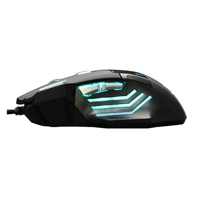USB Cable Lighting E-Sports Gaming Mouse Colorful LED Light Ergonomic Laptop Computer 7-Key Wired Mouse - 5