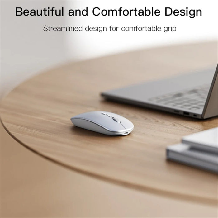 YESIDO KB15 Rechargeable 2.4G Wireless Photoelectric Mouse Frosted Quiet Computer Laptop Mice - 3