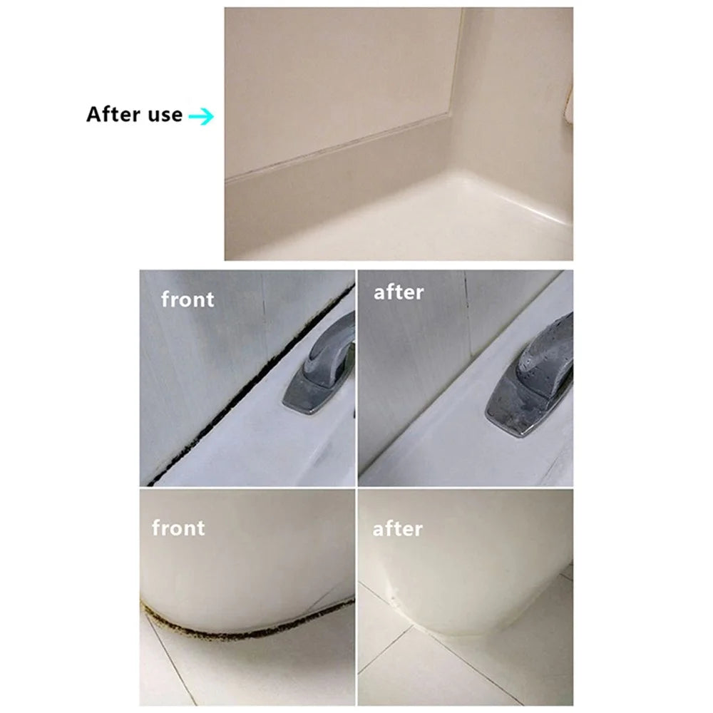 TIANYI Tile Marker Grout Pen Wall Seam Pen for Tiles Floor Bathroom Decontamination Seam Repair Tool - Black - 6