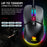 T-WOLF G590 USB Wired Gaming Mouse RGB Light 800-7200DPI ABS Computer Laptop Mice - 5