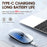 T-WOLF X2 Rechargeable 2.4G+Bluetooth-compatible Wireless Mouse Silent Mouse for Laptop Computer PC, Dual Mode - Black - 6