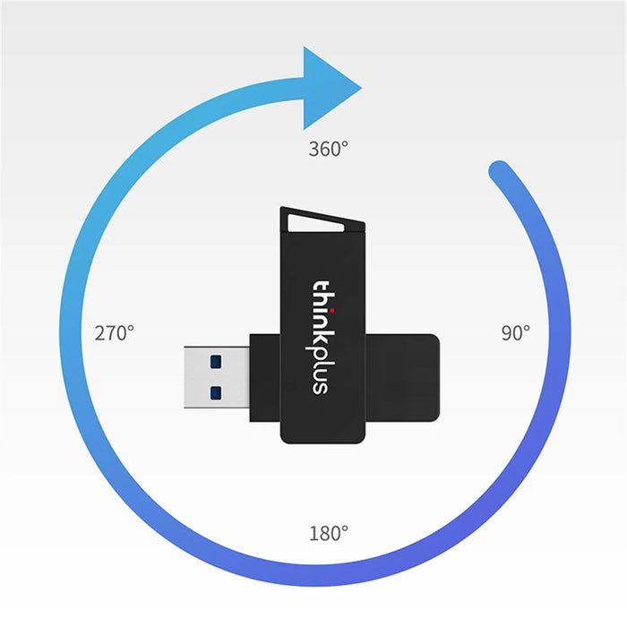 LENOVO THINKPLUS MU241 128G USB Flash Drive High-speed USB 3.0 Data Storage Thumb Stick for Laptop Computer - 3