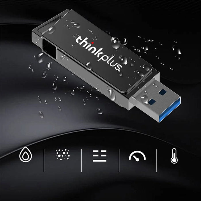 LENOVO THINKPLUS MU241 128G USB Flash Drive High-speed USB 3.0 Data Storage Thumb Stick for Laptop Computer - 6
