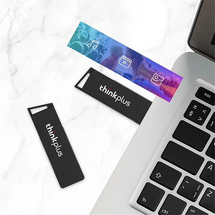 LENOVO THINKPLUS MU241 32G Data Storage Thumb Stick Rotating Design High-speed USB 3.0 Flash Drive - 4
