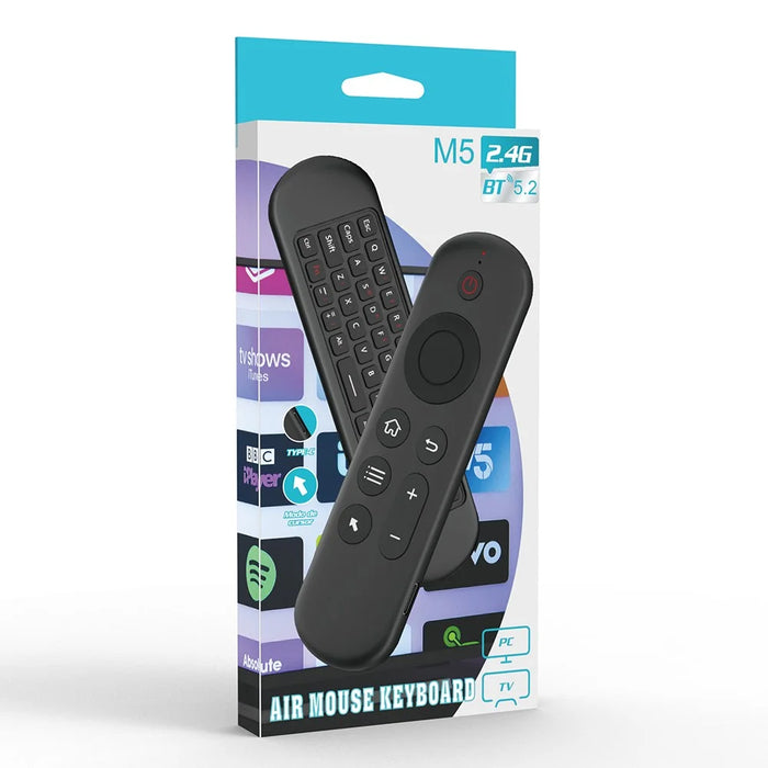 M5 2.4G+BT 5.2 Dual Mode Wireless Air Mouse Keyboard Fly Mouse Wireless Remote for Android TV Box / PC / Smart TV / Projector / HTPC - 6