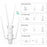 WAVLINK WS-WN572HP3-A Outdoor WiFi Extender AC1200 Dual Band Weatherproof Wireless Router with PoE, Giga Ports - EU Plug - 5