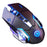 YINDIAO A4 2.4G Wireless Mouse 6 Keys 1600 DPI Mute Gaming Mouse with Lighting Effect - Black+Silver / Electroplating Frosted - 1