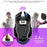 YINDIAO A4 2.4G Wireless Mouse 6 Keys 1600 DPI Mute Gaming Mouse with Lighting Effect - Black+Silver / Electroplating Frosted - 6