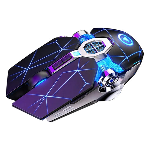 YINDIAO G3os 1.5m USB Wired Mouse 3200 DPI 7 Keys E-sports Mechanical Mouse - Matte Black / Silent - 1