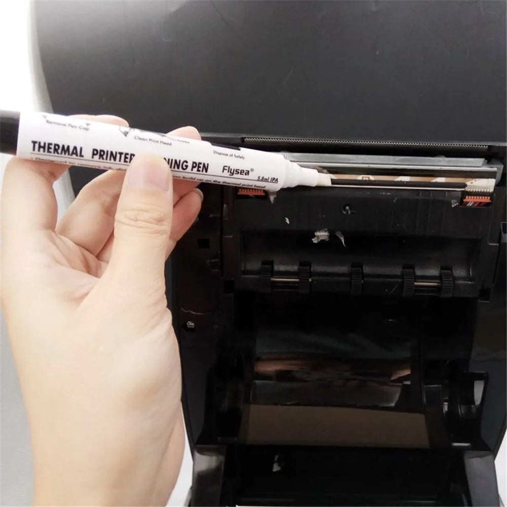 FLYSEA Thermal Printer Cleaning Pen Print Head Maintenance Cleaning Tool - 5
