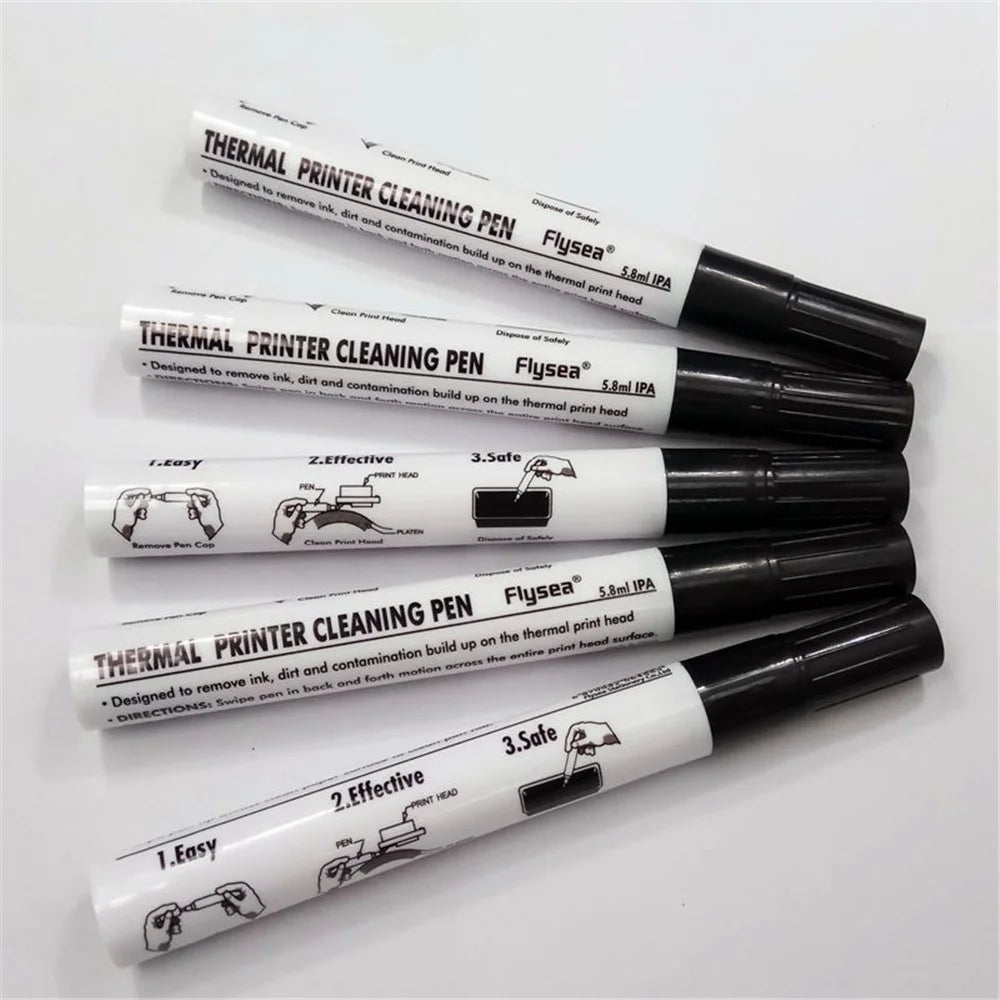 FLYSEA Thermal Printer Cleaning Pen Print Head Maintenance Cleaning Tool - 7