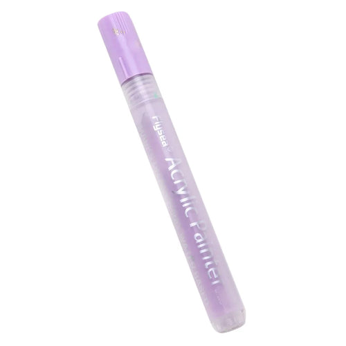 FLYSEA NO.1026 Low-Odor Marker Pen Colorful Acrylic Pens for Children Drawing - Light Purple - 1