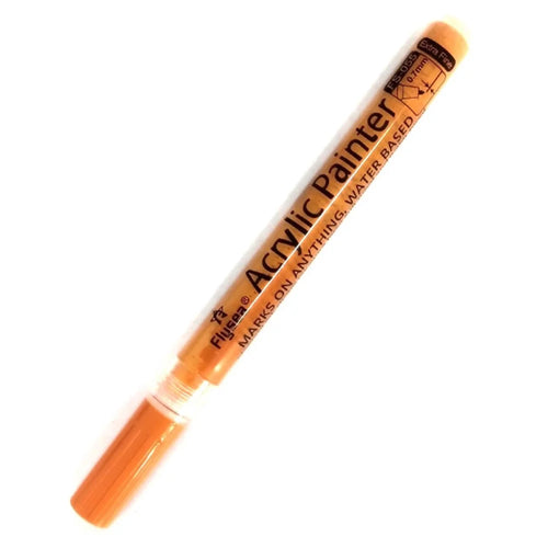 FLYSEA FS-05 0.7mm Waterproof Acrylic Marker Pen for Drawing, Coloring - Orange - 1
