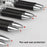 DELI 33388 12Pcs 0.5mm Press Retractable Gel Pen Office School Supplies - Black - 5