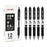 DELI 33388 12Pcs 0.5mm Press Retractable Gel Pen Office School Supplies - Black - 7