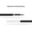 DELI S01 12Pcs Gel Pens Press Type Retractable Smooth Writing 0.5mm Gel Pen - Black - 3
