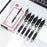 DELI S01 12Pcs Gel Pens Press Type Retractable Smooth Writing 0.5mm Gel Pen - Black - 7