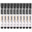 DELI 6817 10-Pack Whiteboard Pens Water-Based 1.8mm Tip Erasable Markers for Writing - Black - 1
