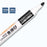 DELI 6817 10-Pack Whiteboard Pens Water-Based 1.8mm Tip Erasable Markers for Writing - Black - 4