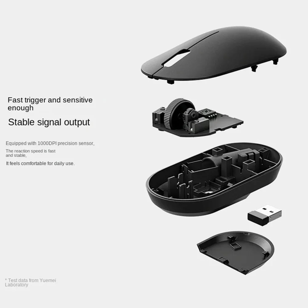 XIAOMI Lite 2 MWXSB02YM 2.4GHz 1000DPI Ergonomic Optical Mouse Gaming Mice (Chinese Version) - 7