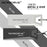 MICRODRIVE Portable 128GB Metal U-disk Laptop Computer USB 3.0 Flash Drive - Black - 4