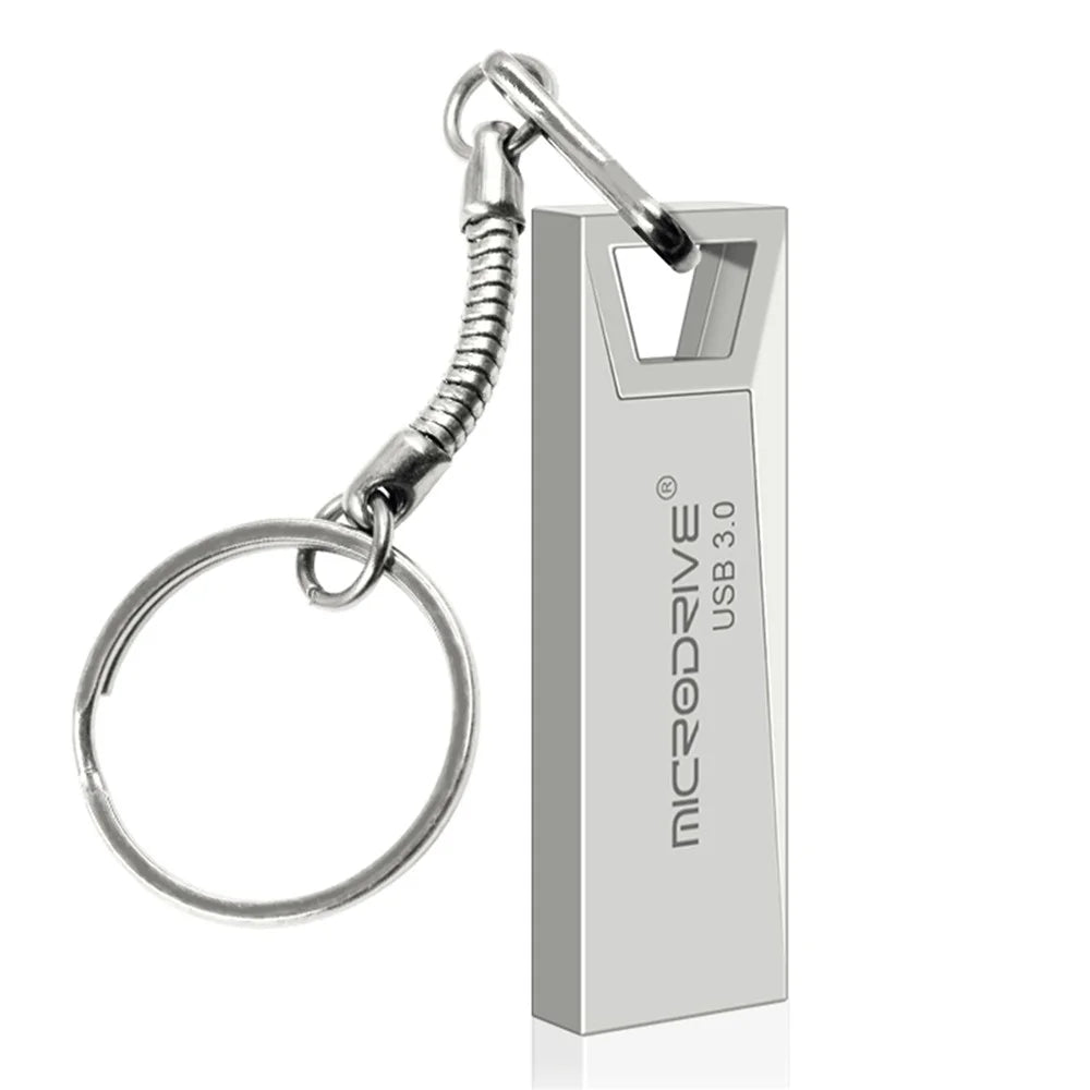 MICRODRIVE 16GB Metal U-disk High Speed USB 3.0 Flash Drive for Computer Laptop - Silver - 1