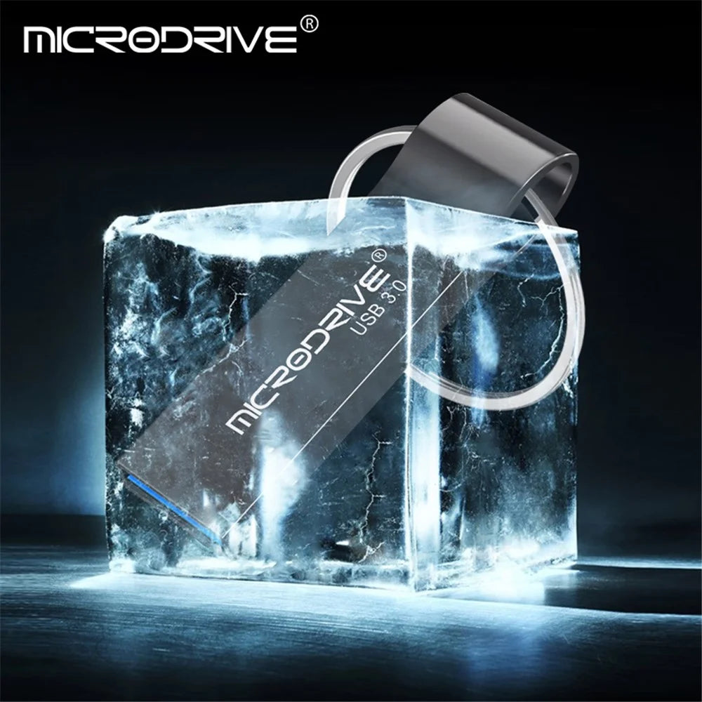 MICRODRIVE 128GB High Speed Data Transfer USB 3.0 Thumb Drive Memory Stick - Black - 5