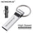 MICRODRIVE 64GB Data Storage USB 2.0 Flash Drive Metal Thumb Drive with Key Ring - Black - 4