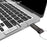 MICRODRIVE 128GB Metal Thumb Memory Stick USB 2.0 Flash Drive with Key Ring - Silver - 2