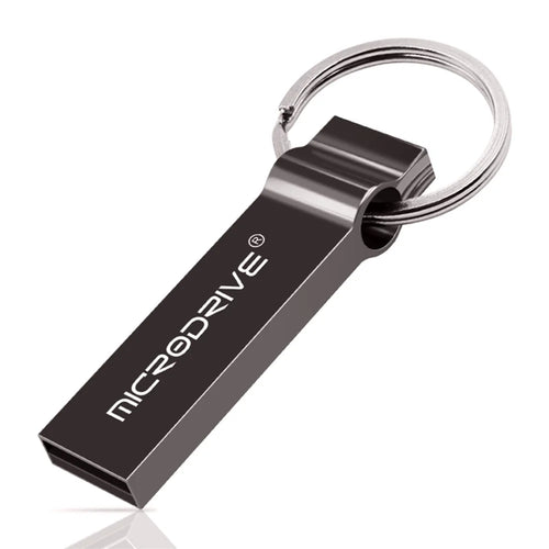 MICRODRIVE 16GB Computer Laptop Waterproof USB 2.0 Flash Drive Thumb Drive USB Stick - Black - 1
