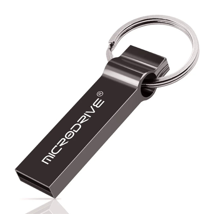 MICRODRIVE 16GB Computer Laptop Waterproof USB 2.0 Flash Drive Thumb Drive USB Stick - Black - 1