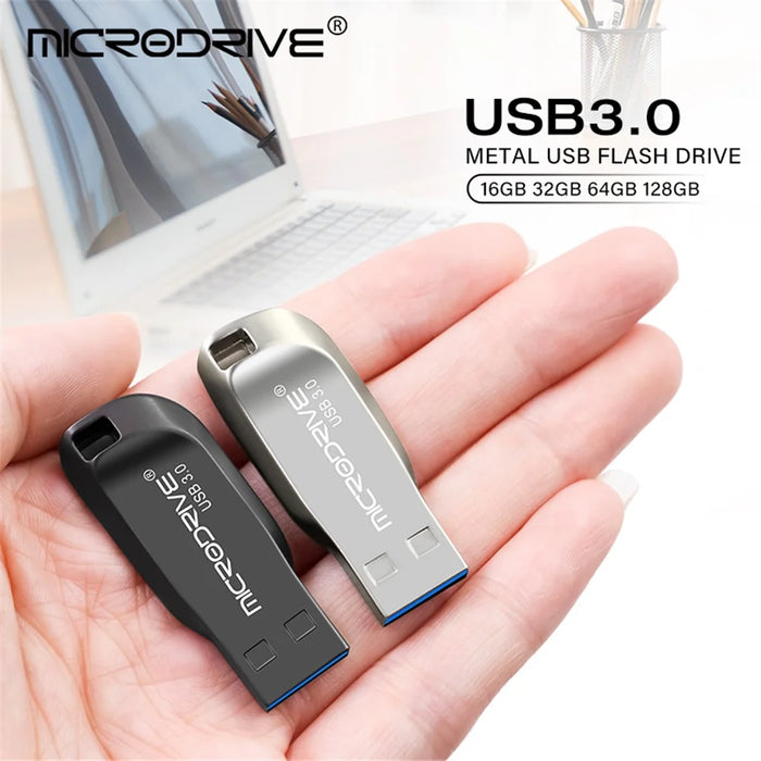 MICRODRIVE CZ50 64GB USB 3.0 Flash Drive High Speed Transfer Data Thumb Stick - Black - 3