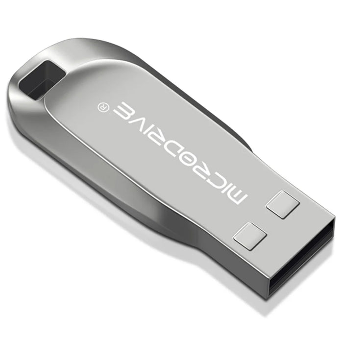 MICRODRIVE CZ50 32GB Waterproof USB 2.0 Flash Drive U Disk Data Thumb Stick - Silver - 1
