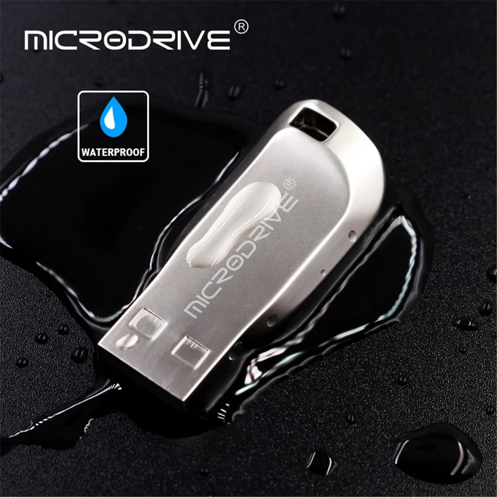 MICRODRIVE CZ50 8GB Compact U Disk Data Storage USB 2.0 Flash Thumb Stick - Silver - 5