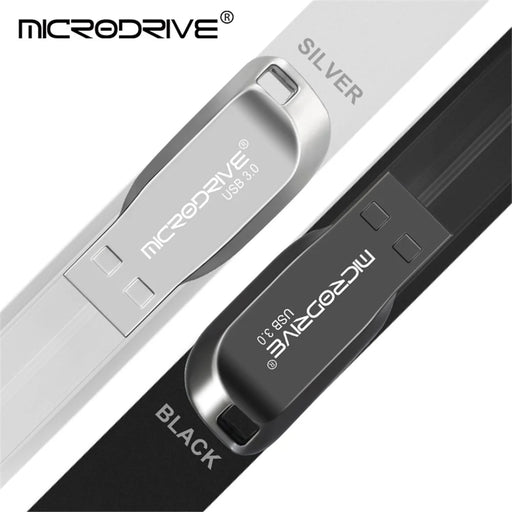 MICRODRIVE CZ50 128GB USB 3.0 Flash Drive Fast Transfer Data Thumb Stick - Black - 2