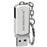 MICRODRIVE 64GB Compact Thumb Drive USB Stick Key Ring Design USB 2.0 Flash Drive - Grey - 1