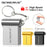 MICRODRIVE 128GB USB 2.0 Mini Metal Flash Drive Portable U-Disk with Hook - Grey - 6