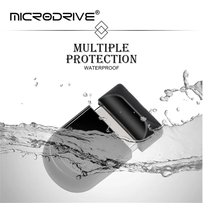 MICRODRIVE 128GB Mini Size Thumb Stick Data Storage USB 2.0 Flash Drive - 3