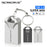 MICRODRIVE 128GB Metal Mini U-Disk Portable USB 2.0 Flash Drive - Silver - 7