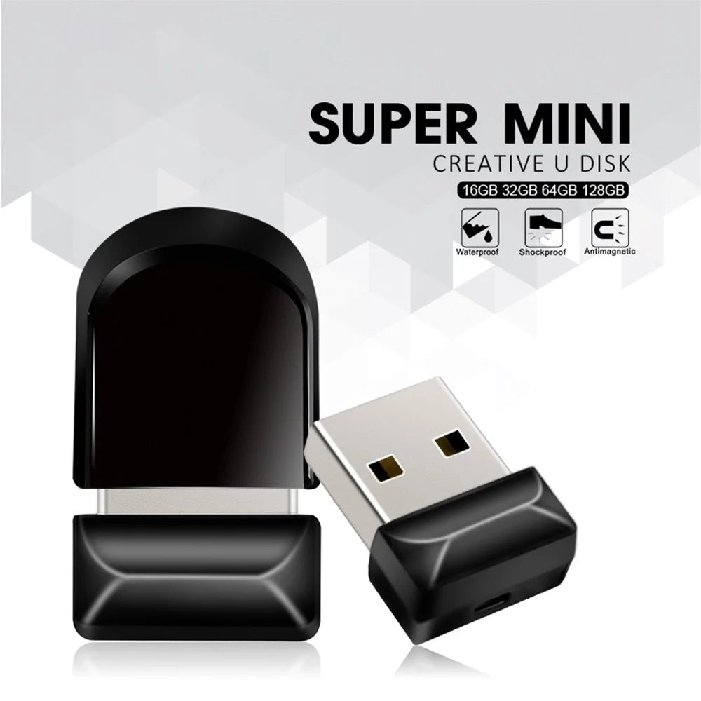 MICRODRIVE 64GB USB 2.0 Flash Drive Stylish Mini Computer Laptop U-disk with Lid - 6