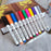 FLYSEA FS-2BR 24Pcs / Box Soft Tip Acrylic Markers Paint Pens Water-Based Pens for Glass Ceramic Paper - 6