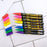 FLYSEA FS-63 8Pcs Paint Pens Set Liquid Chalk Markers Pens Fluorescent Pen 1mm Extra Fine Tip - 1