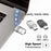 MICRODRIVE High Speed 32GB Flash Drive USB 2.0 / Type-C Mini Metal U-Disk - Silver - 4