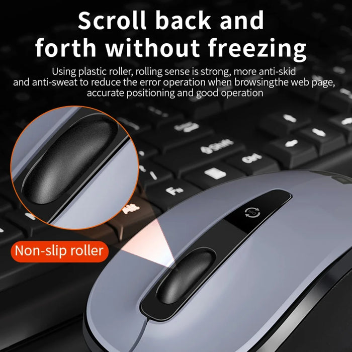DM K8 2.4GHz Wireless Mouse Silent Optical Computer Mouse for Laptop PC - 5