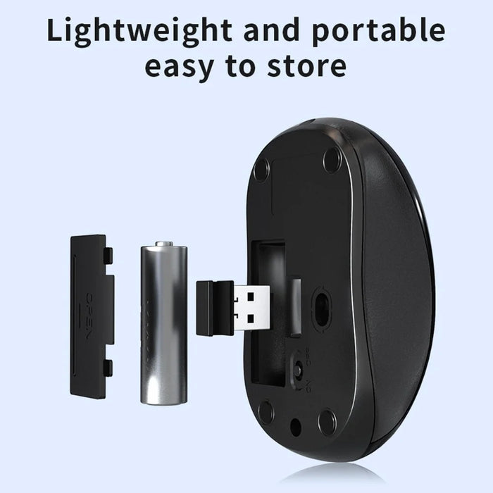 DM K8 2.4GHz Wireless Mouse Silent Optical Computer Mouse for Laptop PC - 7