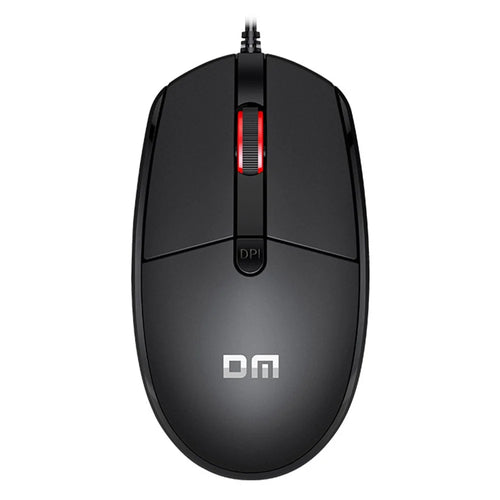 DM K3 Wired USB Cable Ergonomic Laptop Computer Mouse for Home and Office - 1