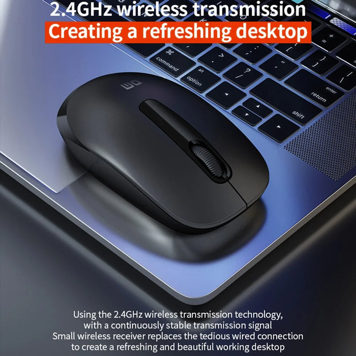 DM K6 Slim Mouse 2.4GHz Wireless Business Working Mouse (without Battery) - 3
