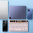 BENWIS OT-CKB-WH Crystal Keyboard Ultra Thin 78-key Bluetooth-compatible Keyboard with Backlit - White - 5